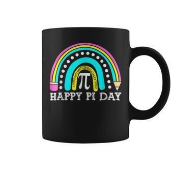 Happy Pi Day Mathematic Math Teacher Nerd Leopard Rainbow V3 Coffee Mug - Seseable