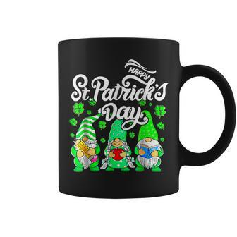 Happy St Patricks Day Three Gnomes Shamrock Essential Coffee Mug - Seseable