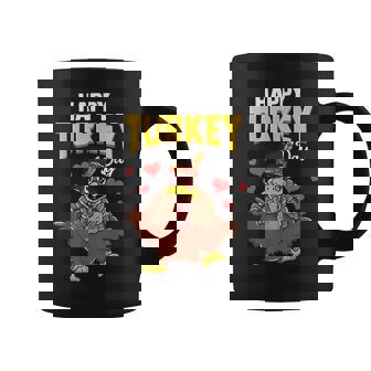 Happy Turkey Day Thanksgiving Gobble Gift Kids Women Men Coffee Mug | Mazezy