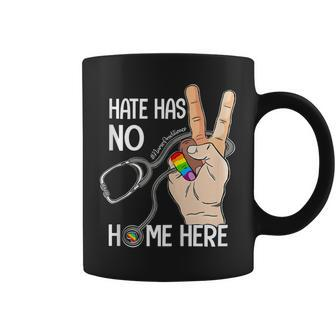 Hate Has No Home Here Nurse Practitioner Life Lgbt Equality Coffee Mug - Thegiftio UK