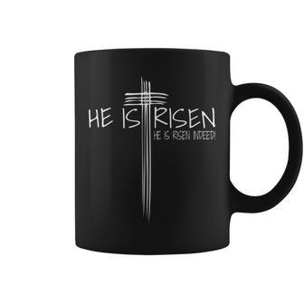 He Is Risen T Jesus Easter Christian Faith Gift Coffee Mug | Mazezy