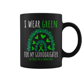 Hearts Cp Grandma Grandpa Green Granddaughter Cerebral Palsy Coffee Mug - Seseable