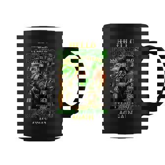 Hello Darkness My Old Friend Ive Come To Drink With Skull  Coffee Mug