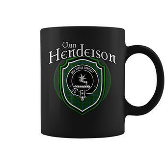 Henderson Clan Crest | Scottish Clan Henderson Family Badge Coffee Mug - Seseable