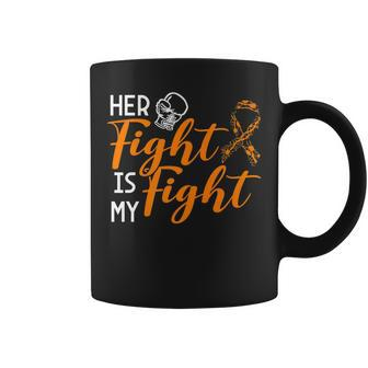 Her Fight Is My Fight Multiple Sclerosis Awareness V2 Coffee Mug - Seseable