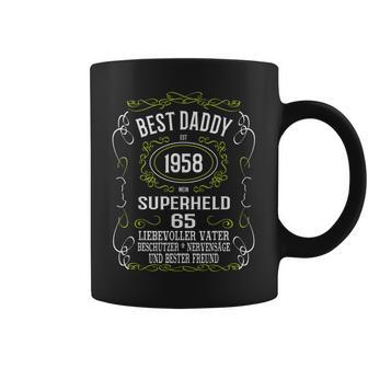 Herren 65 Geburtstag Mann Geschenk Best Daddy Papa Vater 1958 Tassen - Seseable