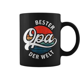 Herren Bester Opa Der Welt Retro Motiv Für Den Besten Opi Tassen - Seseable