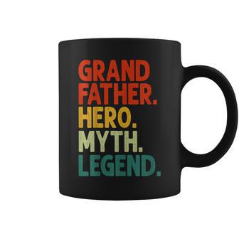 Herren Großvater Hero Myth Legend Retro Vintage Lustiger Opa Tassen - Seseable