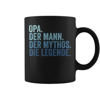 Herren Opa Der Mann Der Mythos Die Legende Vintage Retro Opa Tassen - Seseable
