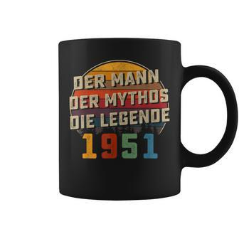 Herren Vintage Der Mann Mythos Die Legende 1951 72 Geburtstag Tassen - Seseable