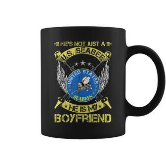 Hes Not Just A Us Seabee Veteran He Is My Boyfriend Coffee Mug - Seseable