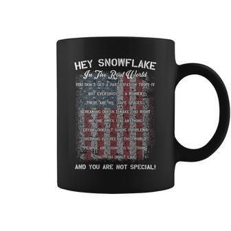 Hey Snowflake In The Real World Military Coffee Mug | Mazezy