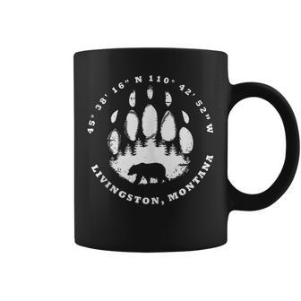 Hiking Bear Wear Livingston Montana Coffee Mug | Mazezy