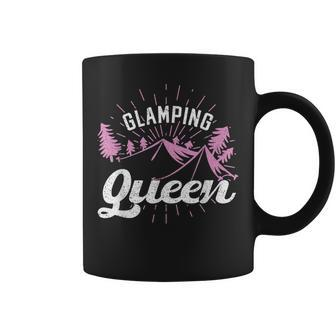 Hiking Glamping Queen Camping Coffee Mug - Seseable