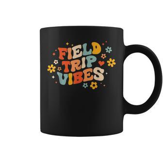 Hippie Face Field Trip Vibes Retro Groovy Field Day 2023 Coffee Mug | Mazezy