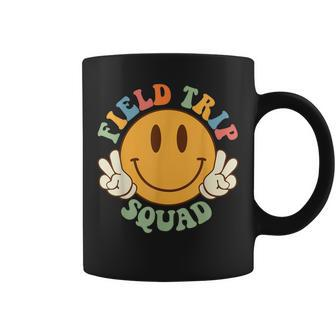 Hippie Smile Face Field Trip Squad Groovy Field Day 2023 Coffee Mug | Mazezy