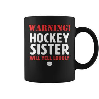 Hockey Sister Sibling Family T Coffee Mug | Mazezy