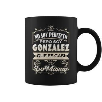 Hombre Camisa Apellido Gonzalez Surname Last Name Gonzalez Coffee Mug - Seseable
