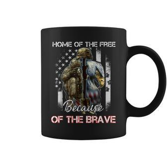 Home Of The Free Because Of The Brave Veterans Coffee Mug | Mazezy