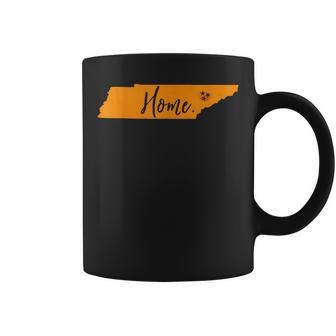 Home Tennessee State Orange Vol Vintage Flag Football Coffee Mug - Seseable