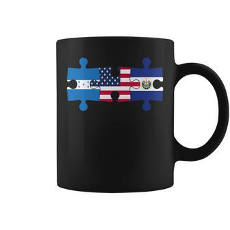 Honduras El Salvador And United States Puzzle Coffee Mug | Mazezy