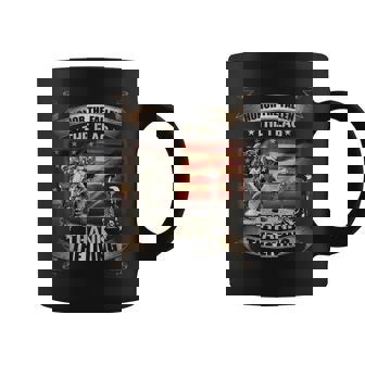 Honor The Fallen Thank The Living Memorial Day - Veteran Day Coffee Mug - Seseable