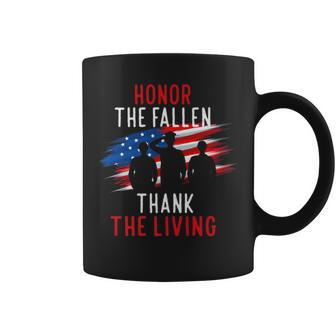 Honor The Fallen Veteran Themed Military Support Coffee Mug - Seseable