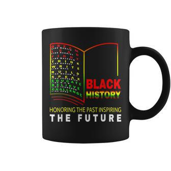 Honoring Past Inspiring Future African Black History Month V2 Coffee Mug - Seseable