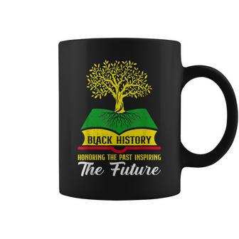Honoring Past Inspiring Future Men Women Black History Month V3 Coffee Mug - Seseable