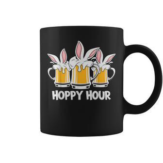 Hoppy Hour Funny Easter Beer Pints Bunny Ears Drinking Gift Coffee Mug | Mazezy
