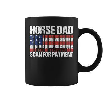 Horse Dad Scan For Payment Fathers Day Coffee Mug | Mazezy