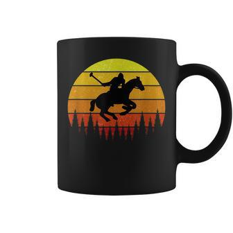 Horse Polo Retro Vintage Sunset 80S For Men Women Kids Coffee Mug | Mazezy