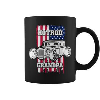 Hot Rod Grandpa American Vintage Tuning Mechanic Gift For Mens Coffee Mug | Mazezy