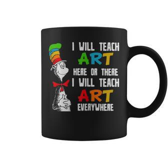 Humans Hum Or I Will Teach-Shirt Art-Teach Day Coffee Mug | Mazezy