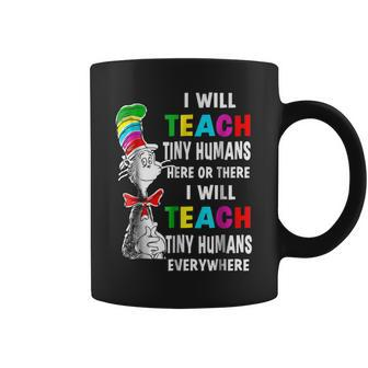 Humans Hum Or I Will Teach-Shirt Teacher Day Coffee Mug | Mazezy