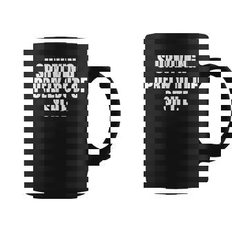 Humor Surviving Purely Out Of Spite Apparel Coffee Mug | Mazezy