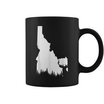 Hunter | Elk & Deer State - Vintage Idaho Hunting Coffee Mug | Mazezy