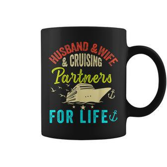 Husband And Wife Cruise Partners For Life 2023 Cruising Coffee Mug - Thegiftio UK