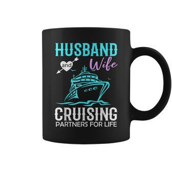 Husband And Wife Cruising Partners For Life Cruise Couples Coffee Mug - Thegiftio UK