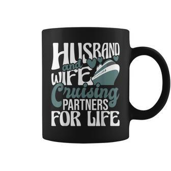 Husband And Wife Cruising Partners For Life - Cruiser Cruise Coffee Mug | Mazezy