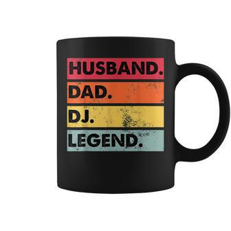 Husband Dad Dj Legendfunny Dj Discjockey Music Player Coffee Mug | Mazezy
