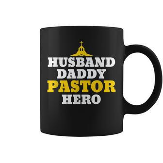 Husband Daddy Pastor Hero Religious Christian Bible Coffee Mug | Mazezy