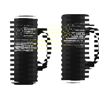 Husband Daddy Protector Hero Happy Fathers Day Flag Gifts Coffee Mug - Thegiftio UK