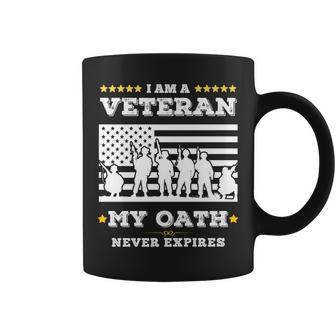I Am A Veteran My Oath Never Expires Veteran Day Gift V8 Coffee Mug - Seseable