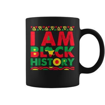 I Am Black History African American Black Pride V4 Coffee Mug - Seseable