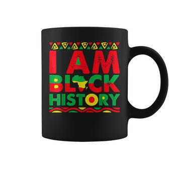 I Am Black History African American Black Pride V5 Coffee Mug - Seseable
