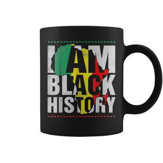 I Am Black History - Black History Month & Pride Men Women Coffee Mug - Seseable