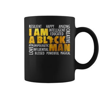 I Am Black Man King Black History African American Pride Coffee Mug - Seseable