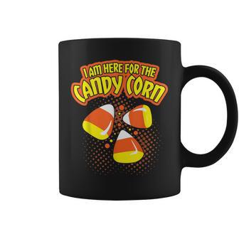 I Am Here For The Candy Corn Funny Halloween Costume Coffee Mug - Thegiftio UK