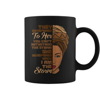 I Am The Storm Queen Melanin African Black History Month V2 Coffee Mug - Seseable